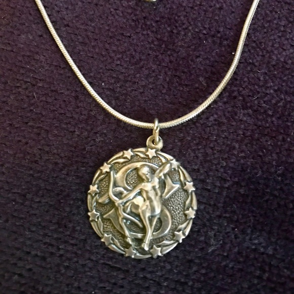 Bell Jewelry - Vintage Sterling Silver Saggitarius Necklace by Bell